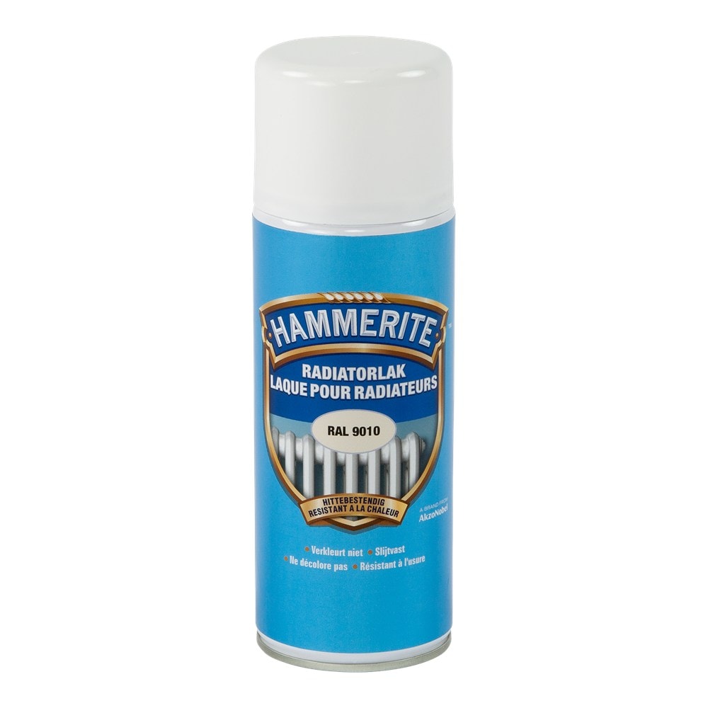 Hammerite Radiatorlak Ral9010 Spray 400 ml