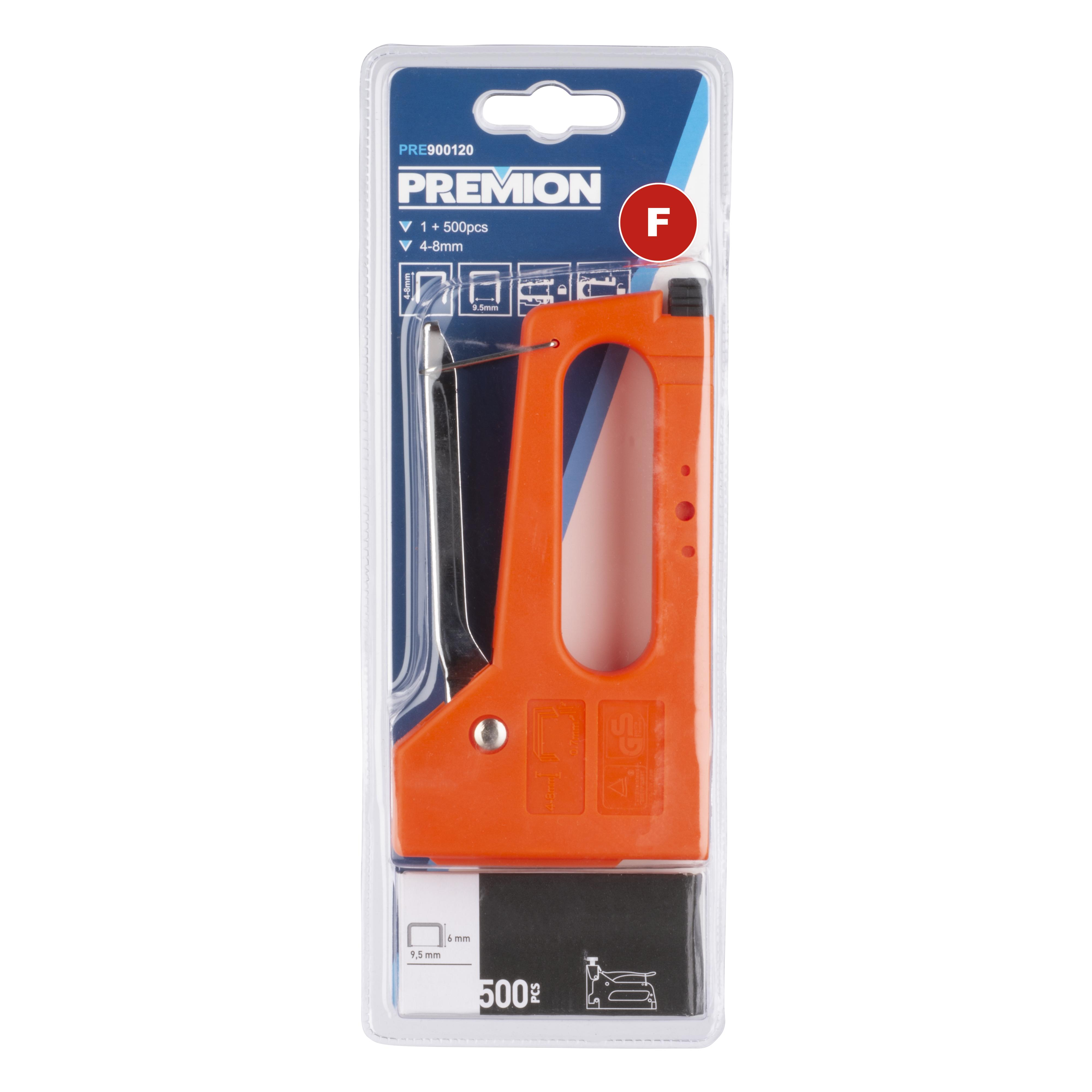 Handtacker Plastic 4-8 mm with 500 Staples