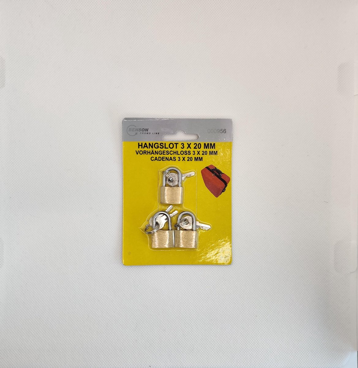 Hangslot 3 X 20 mm 2