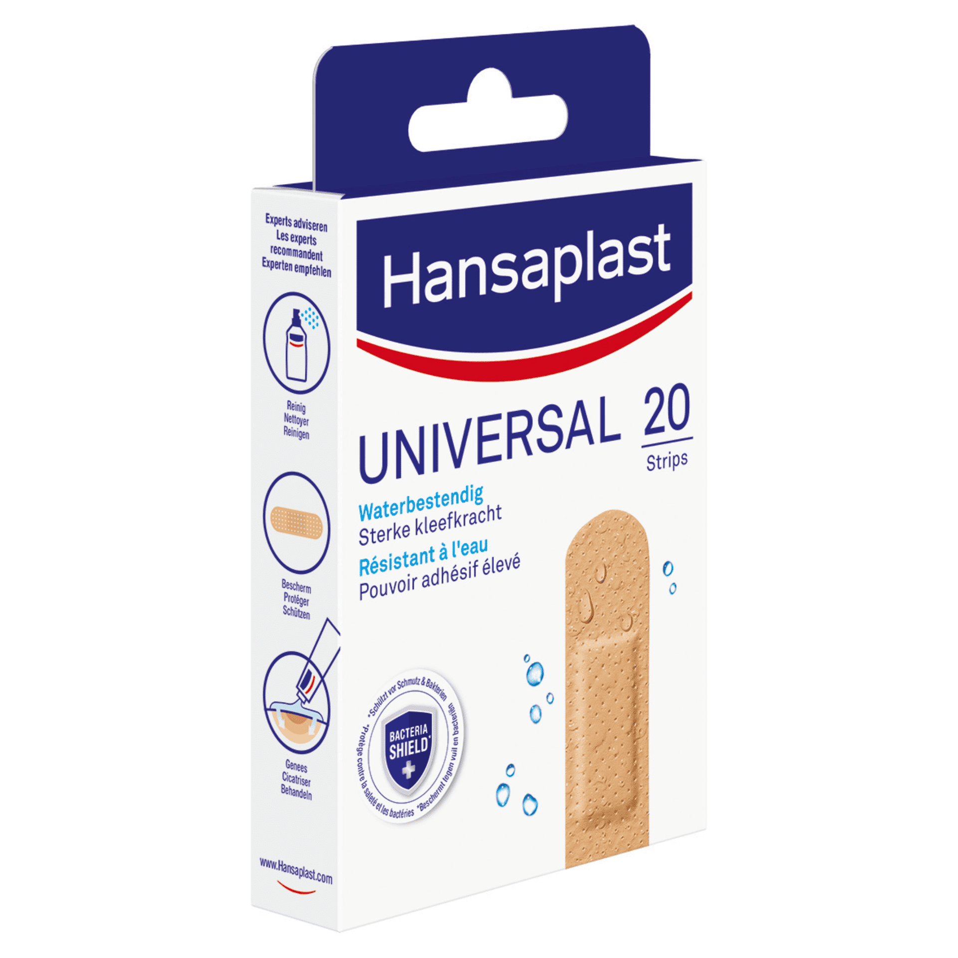 Hansaplast - Pleisters - Universal - 19x72mm - 20 Stuks 2