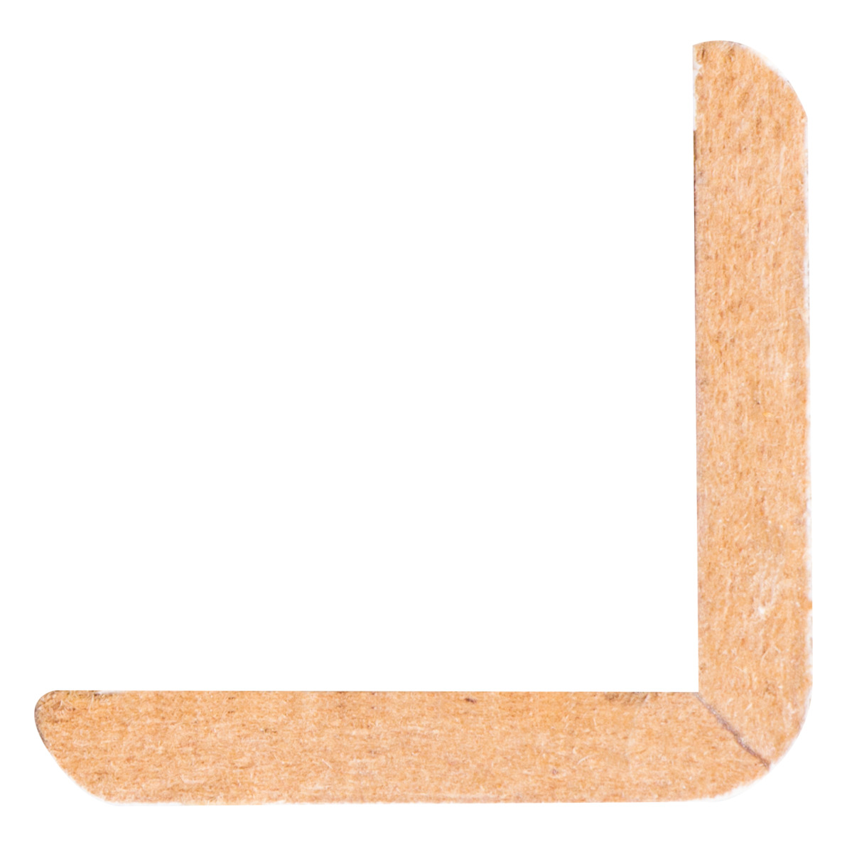 Hoeklat Zelfklevend Mdf Wit Folie 28x28 mm 260 cm 2