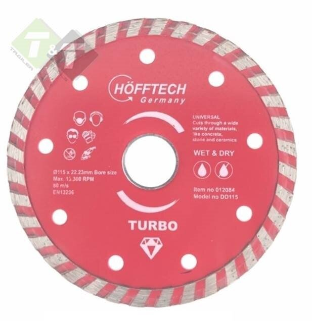 Hofftech Diamantschijf 115 mm