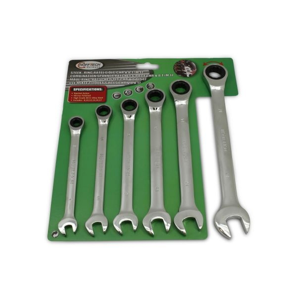Hofftech Ring Ratelsleutel Set 6delig