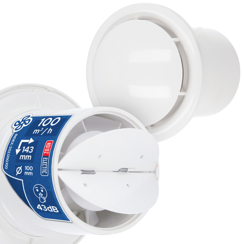 Horoz Airymax-2 Buis Ventilator 100 mm