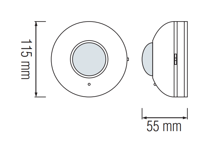 Horoz Focus Sensor Zwart 3