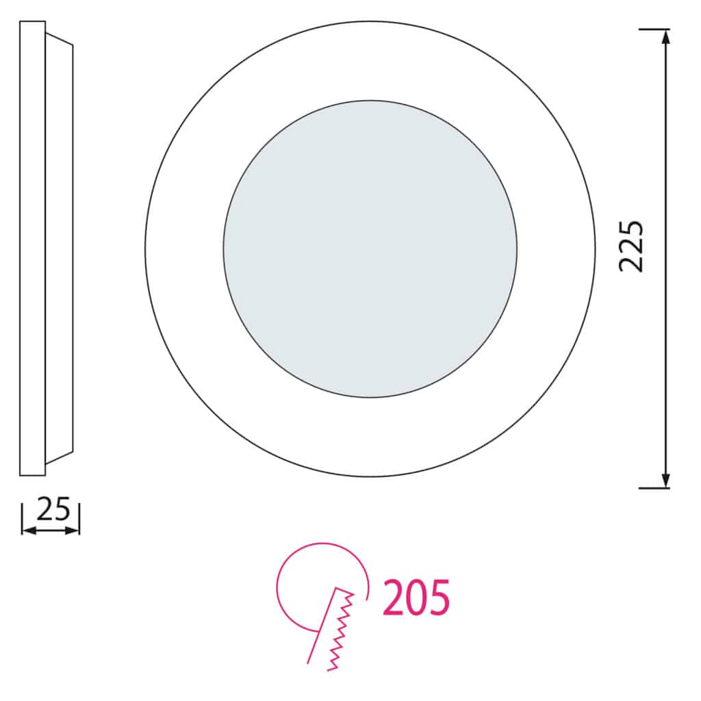 Horoz Led Inbouwspot 18w 2700k 3