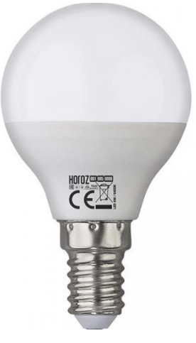 Horoz Led Kogellamp E27 6w 3000k 2