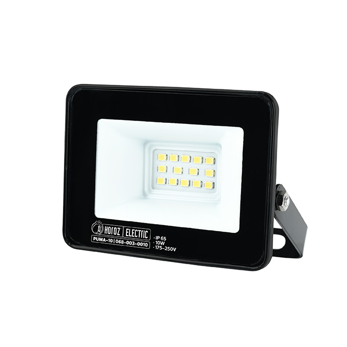 Horoz Puma Led Projector Zwart 10w 6400k
