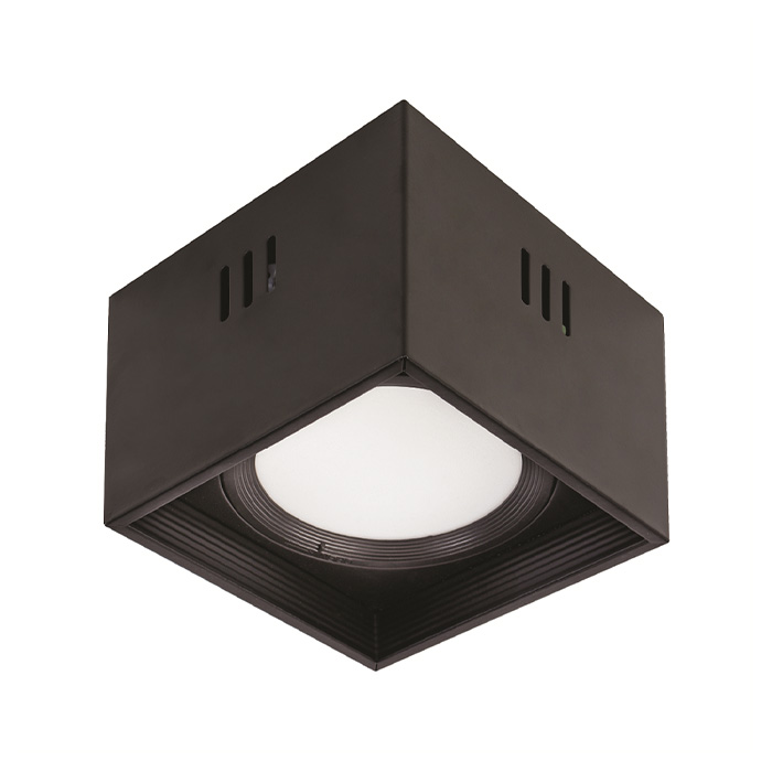 Horoz Sandra-10 Vierkant Led Downlight 10w Zwart 4200k