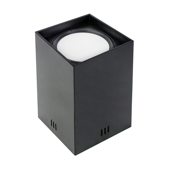 Horoz Sandra-10xl Vierkant Led Downlight 10w Zwart 4200k