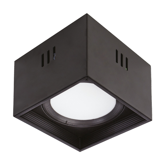 Horoz Sandra-15 Vierkant Led Downlight 15w Zwart 4200k