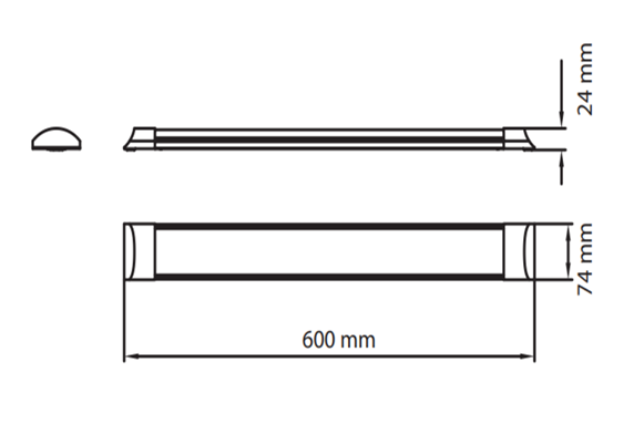 Horoz Tetra 18w 6400k 60 cm 3