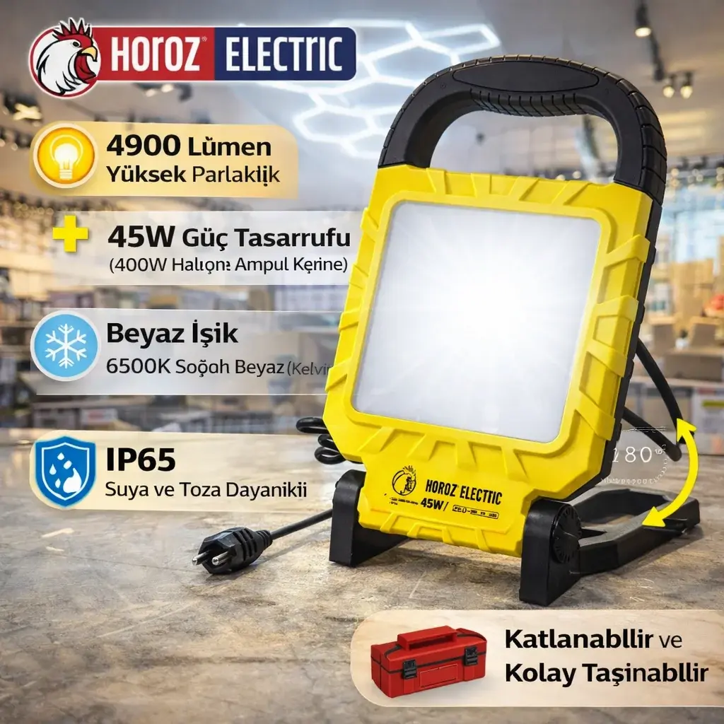 Horoz Werklamp 45w Compleet