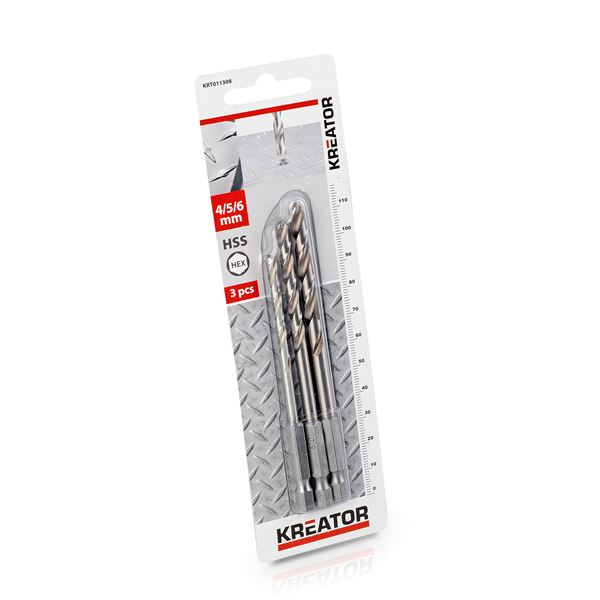 Hss Metaalboren 4-5-6 mm