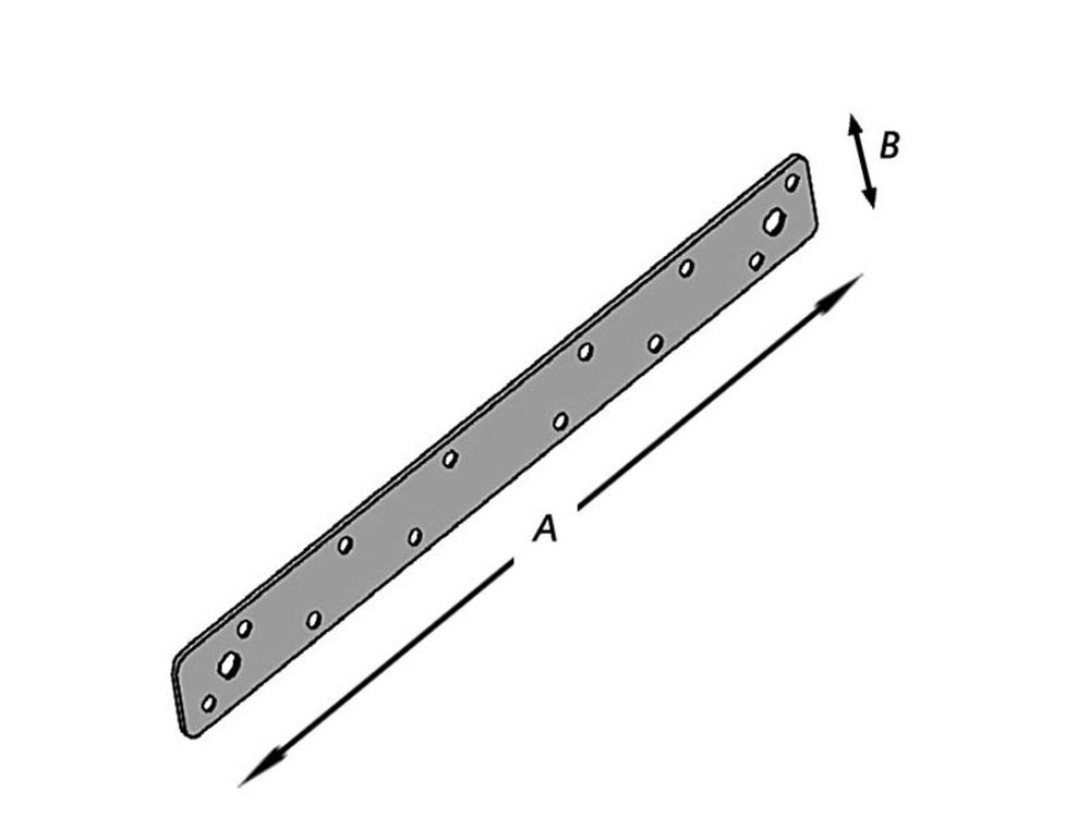 Ijzerpl Geperfor 300 mm 01221