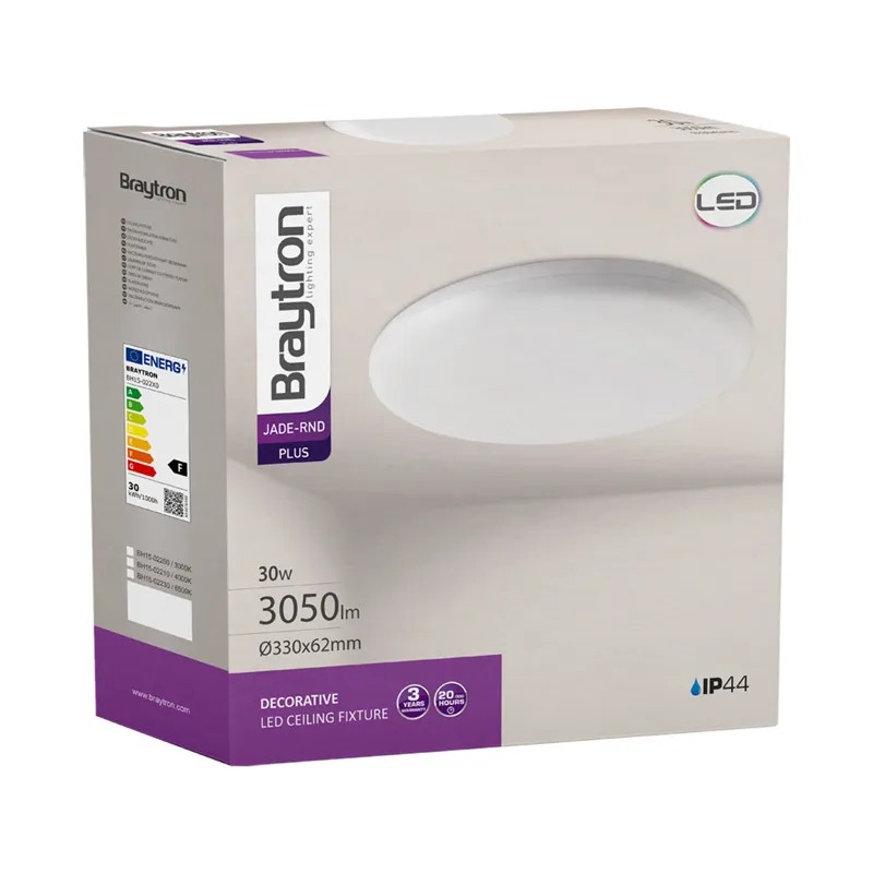 Jade Rond Plaffonier Led 30w 6000k 7