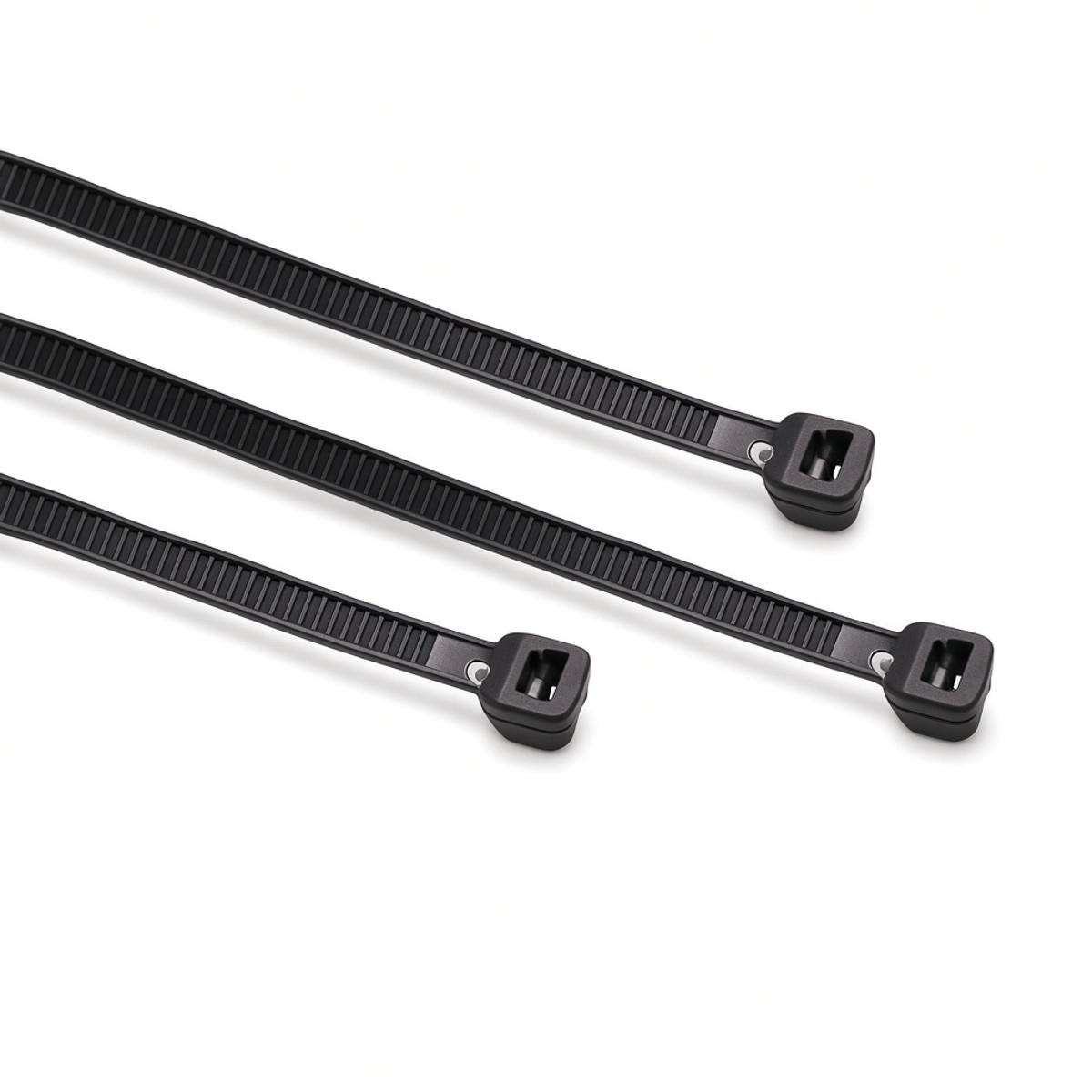 Kabelbinderset 200 mm X 4,5 mm Black 100 Pcs Bag