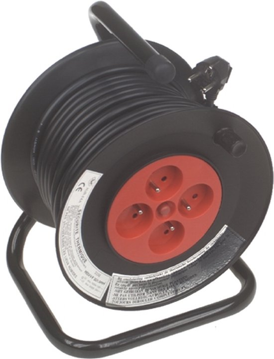 Kabelhaspel met 25 m Kabel 3x1.5mm2