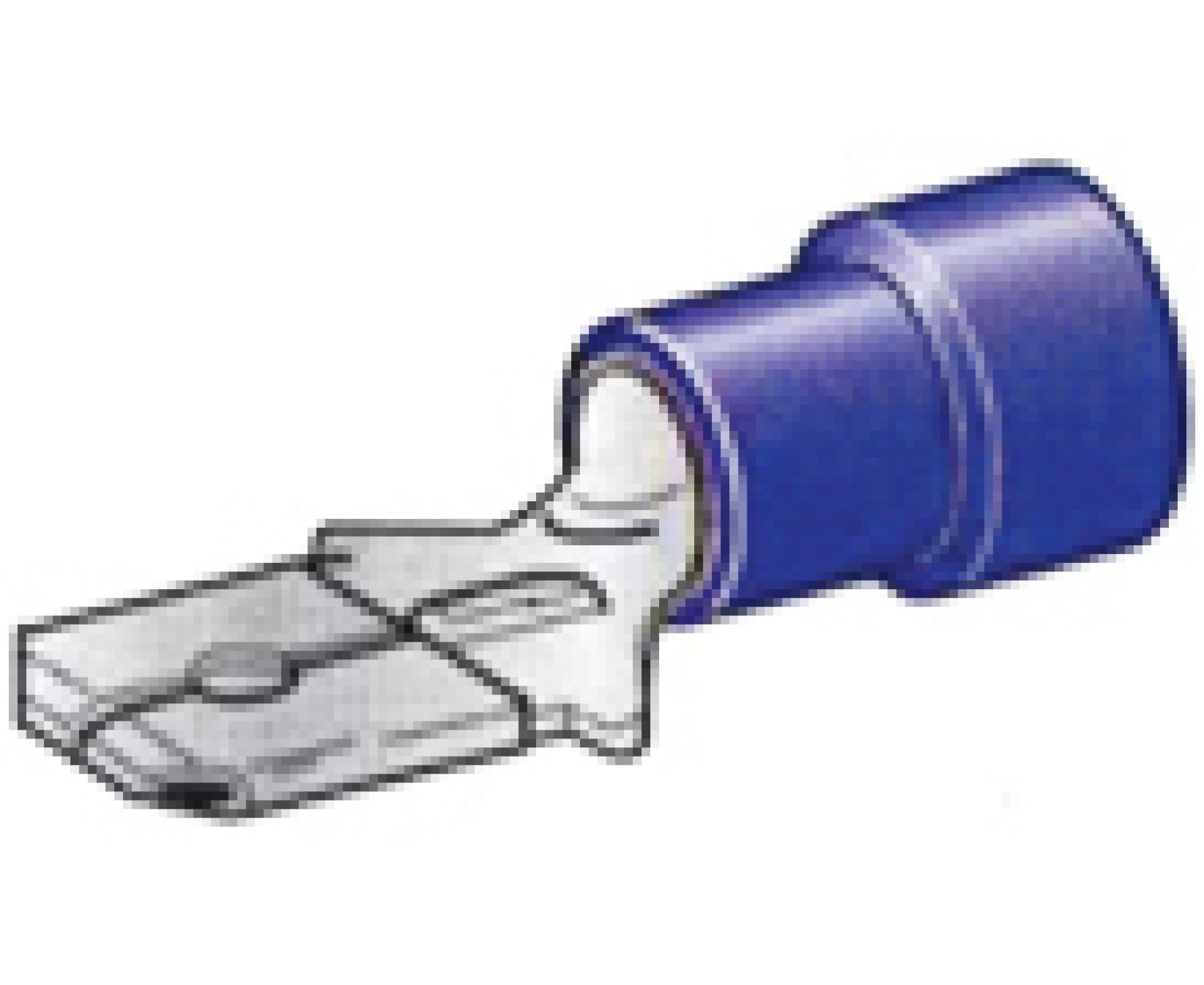 Kabelschoen Blauw 6.3mm/740 - 10 Stuks / Blister