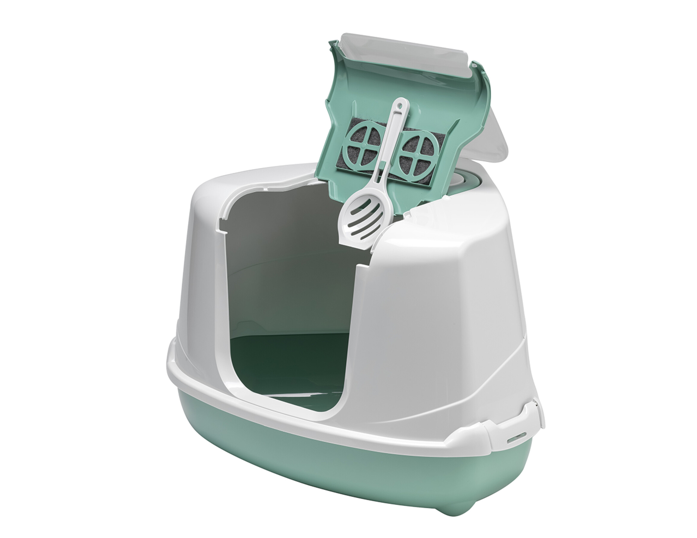 Kattenbak Maro Corner Groen 2