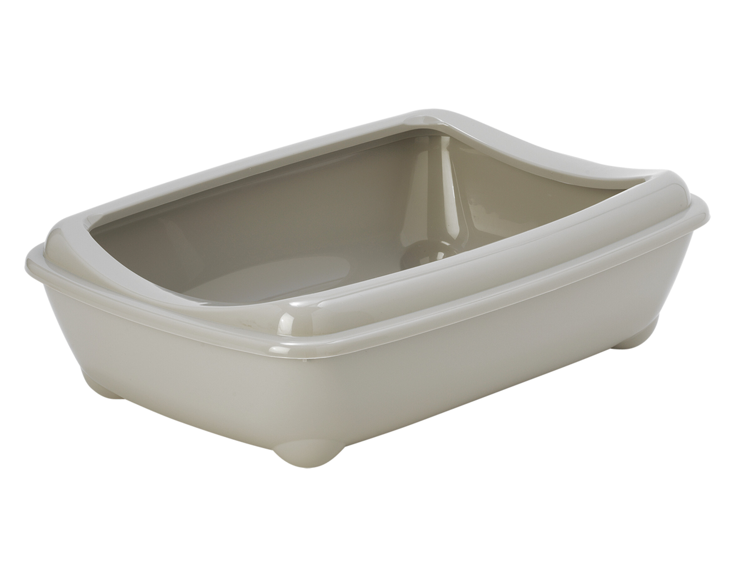 Kattenbak Maro Open met Rand Grijs 43x31x12cm