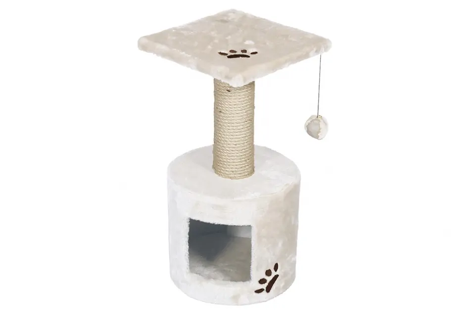 Kattenklim Bongo Gebr Wit 30x30x59cm
