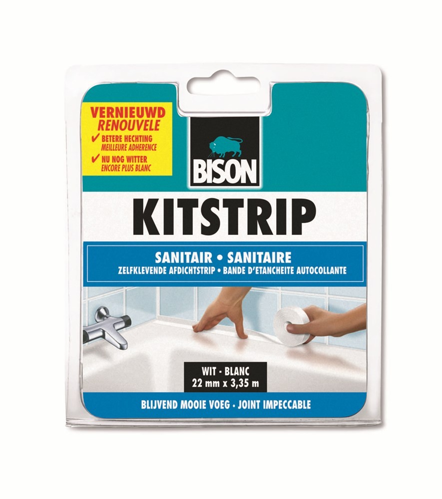 Kitstrip Sanitair Badk.wit 22 mm X 3,35