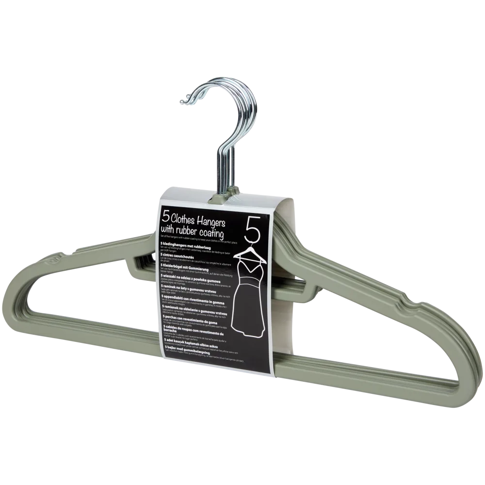 Kleding Hanger Plastiek 5st 3