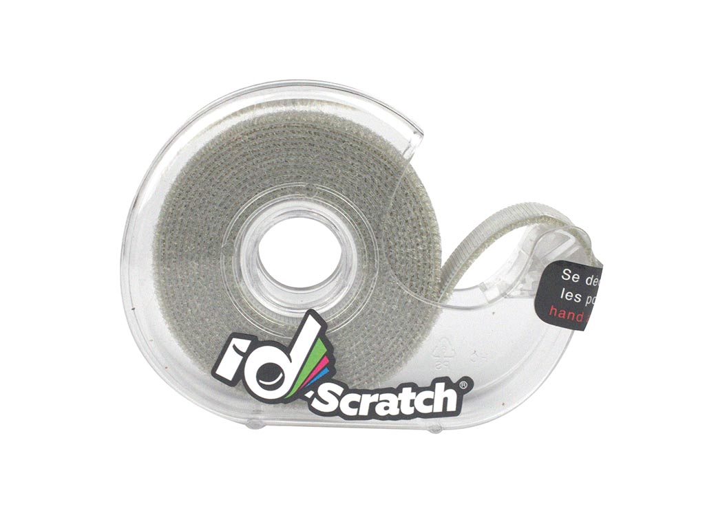 Klittenband Rol Grijs 2 cm X 2 m 3
