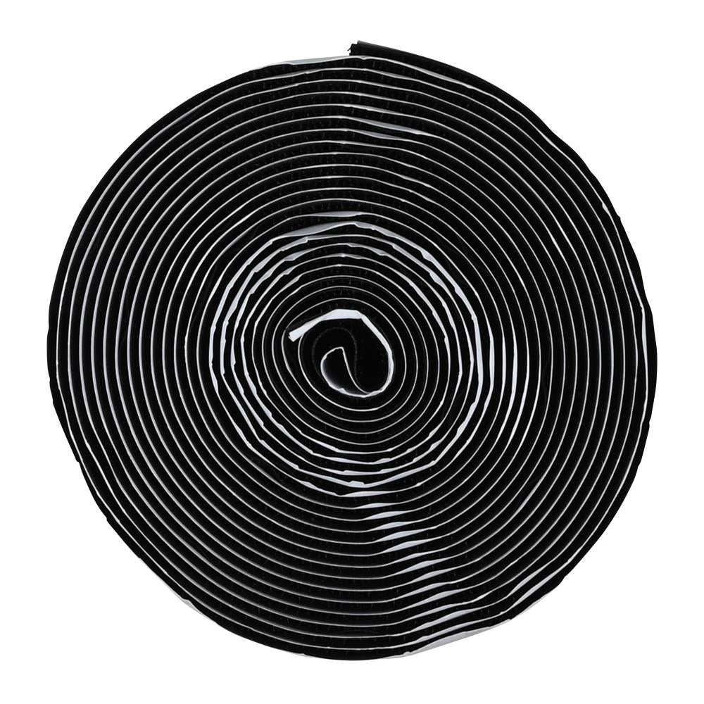Klittenband Zelfklevend Zwart 19 mm X 4.5 m 2