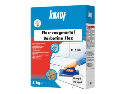 Knauf Flex Voegmortel Zilvergrijs 5 kg
