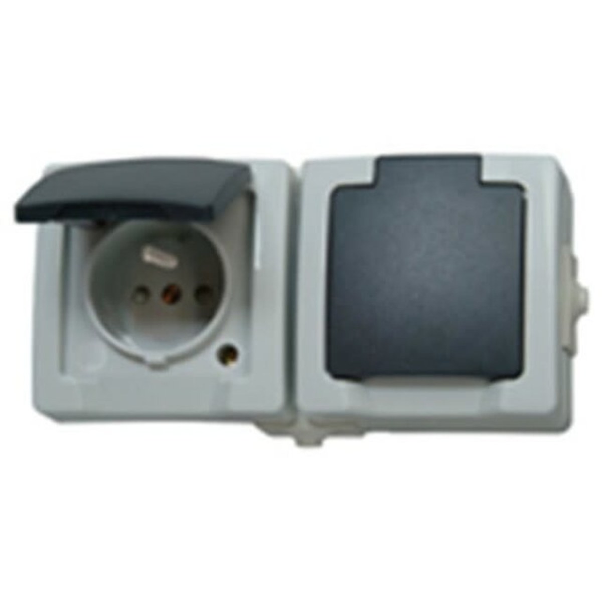 Kopp Opbouw Outdoor Dubbele Wandcontactdoos Ip44
