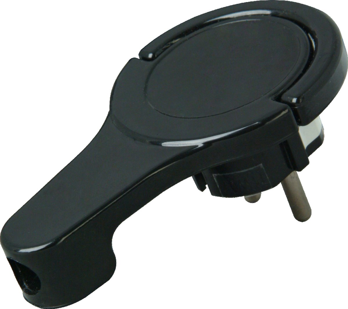 Kopp Stekker Extra Plat Zwart 2