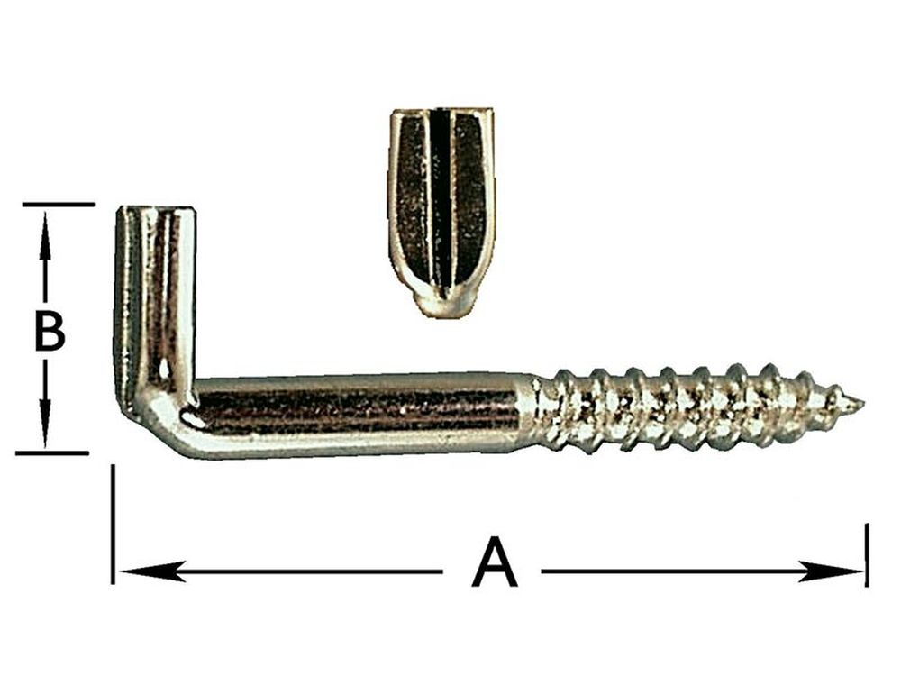 Kramschroeven met Gleuf 6 X 60 mm