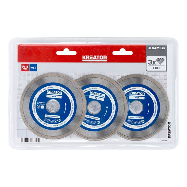 Kreator Ceramicschijf 3 X 115 mm Wet