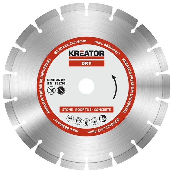 Kreator Diamantschijf D230 Premium Universeel