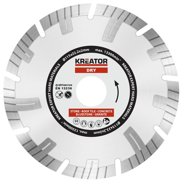 Kreator Diamantschijf Expert °115 Harde Materialen