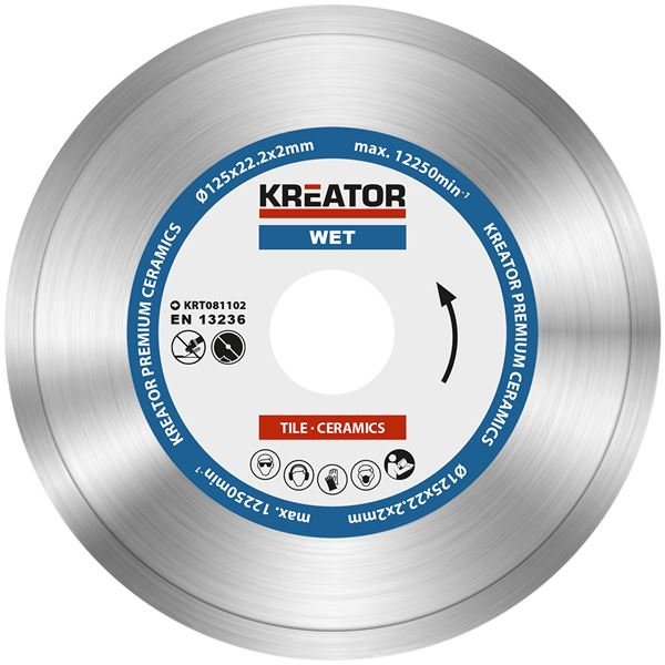 Kreator Slijpschijf 125 mm Ceramic Nat