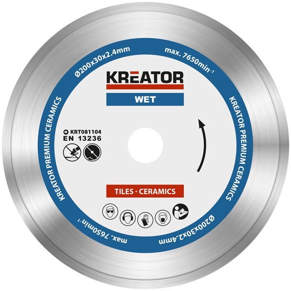 Kreator Slijpschijf Ceramic 200 mm Nat