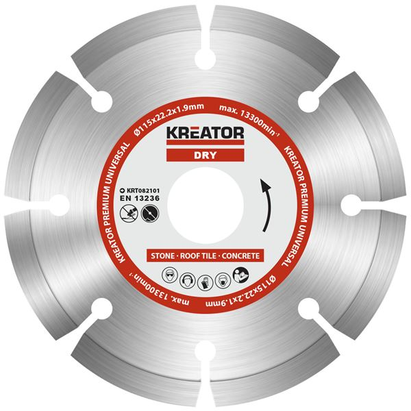 Kreator Snijschijf 115 mm Droog
