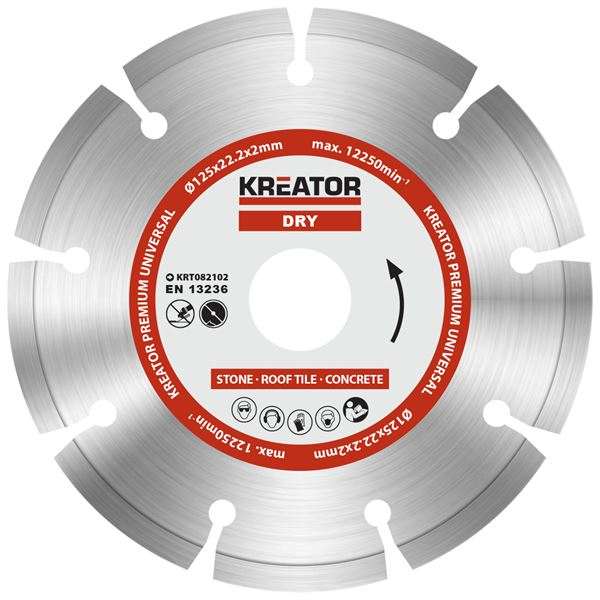 Kreator Snijschijf 125 mm Steen