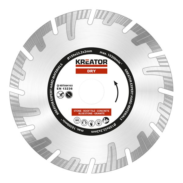 Kreator Snijschijf 150 mm Beton
