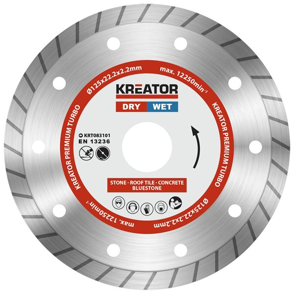 Kreator Steenschijf 125 mm Nat&droog