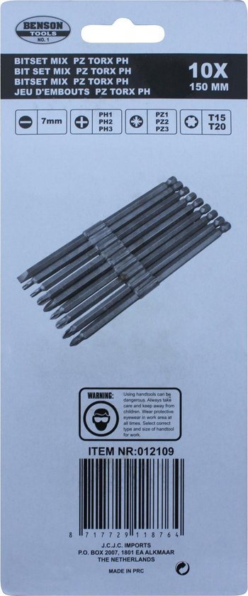 Lange Bit Set 9dlg 3