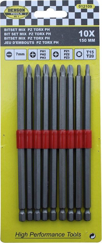 Lange Bit Set 9dlg 5