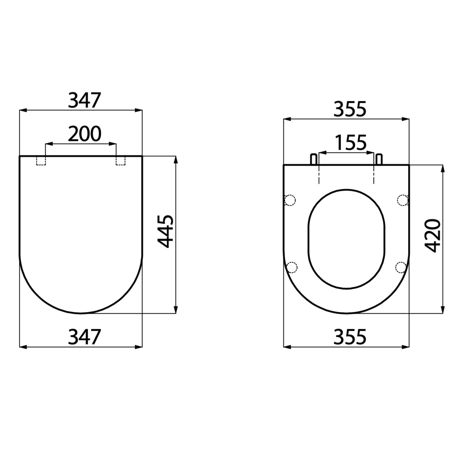 Lara Wc Bril Duroplast Softclose 3