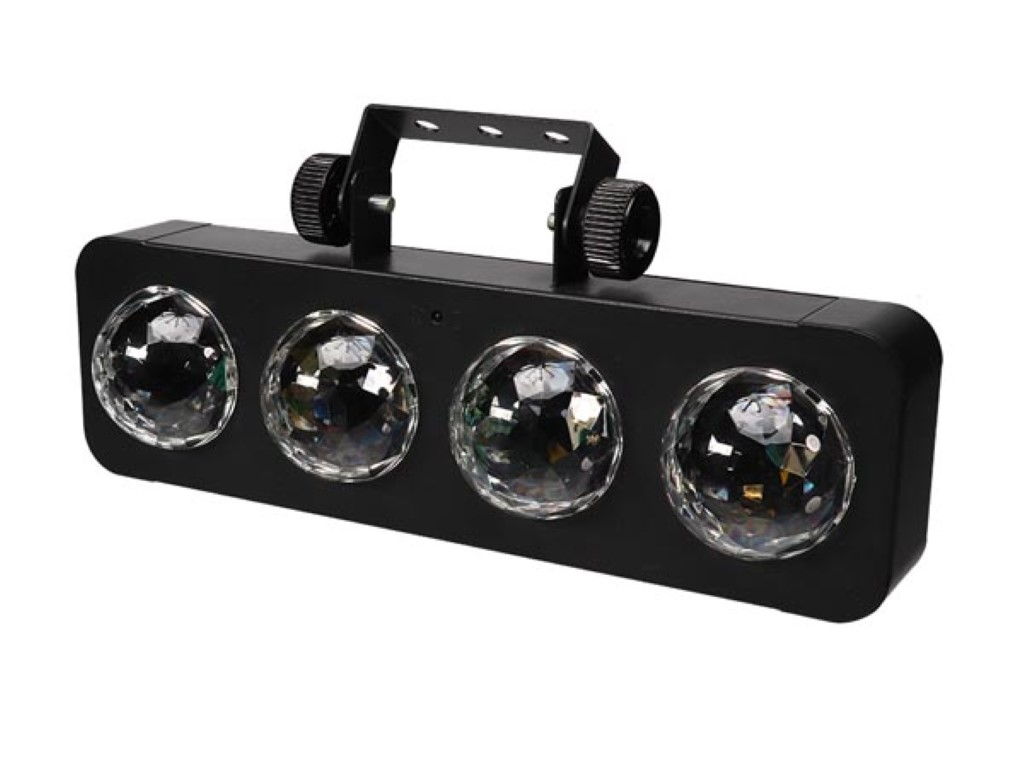 Led Dj Flower Effect 4x3w Rgba