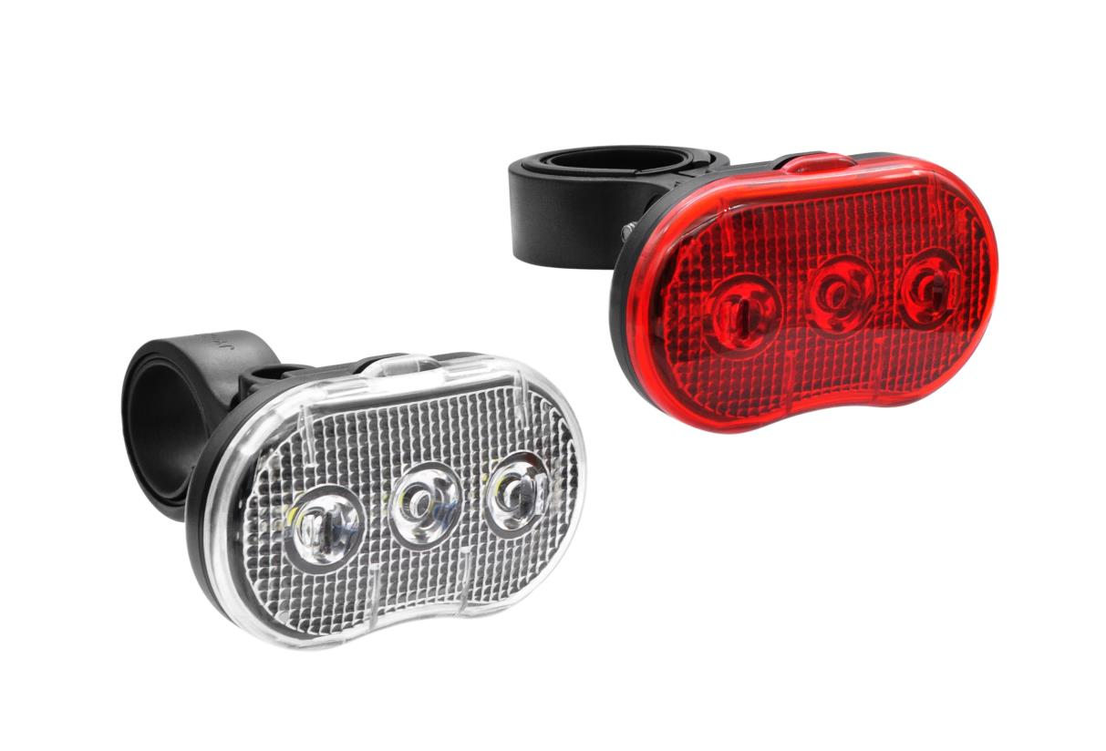 Led Fietslamp Wit + Rood