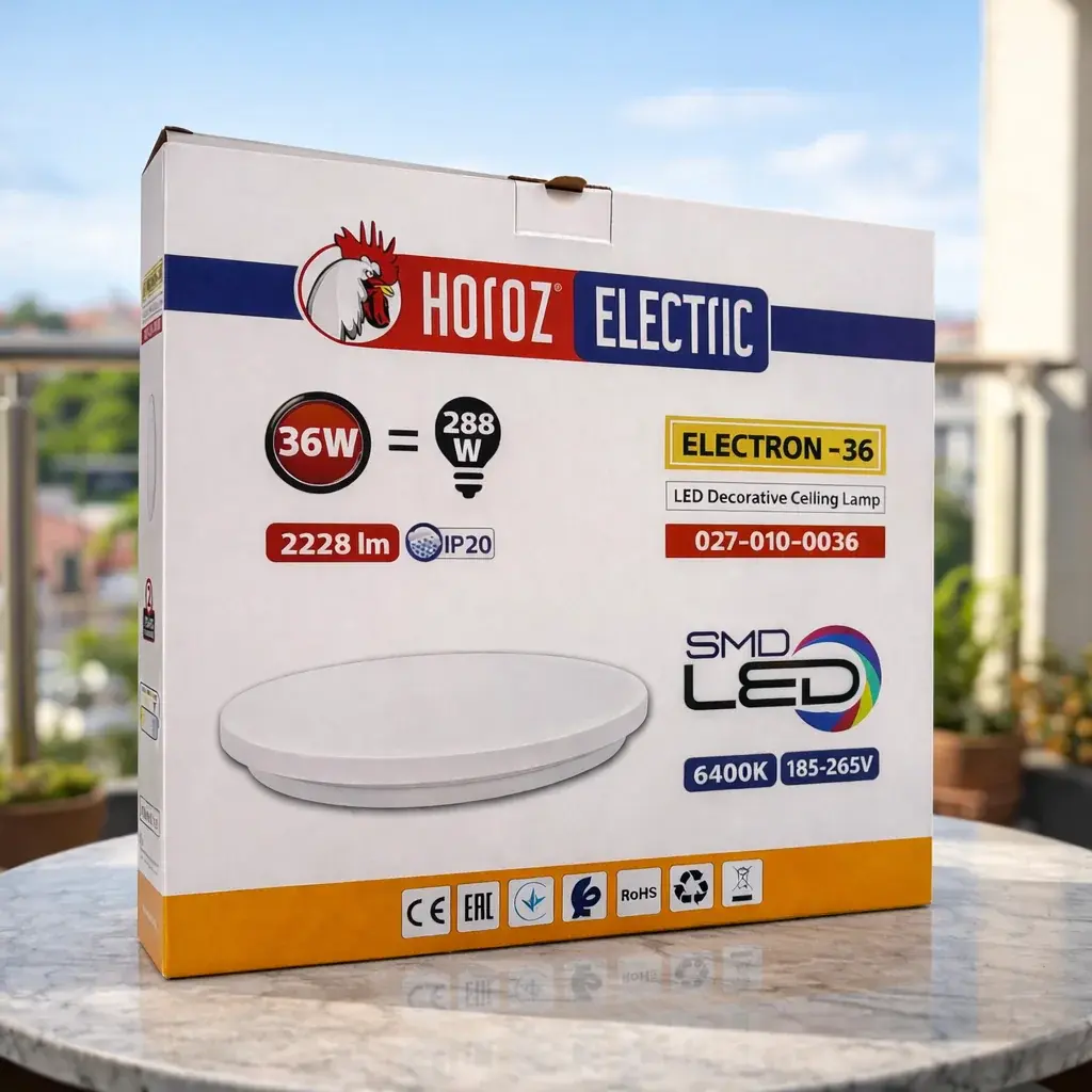 Led Plaffonier Electron 36w 6400k