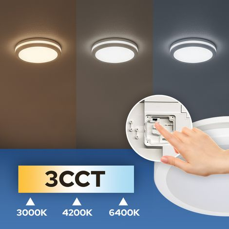 Led Plaffonier Rond Scarlett 30w Cct Wit 3